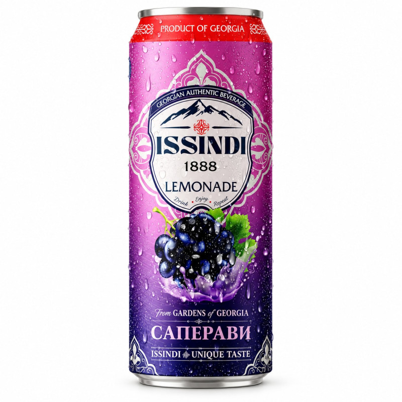 Issindi Lemonade Лимонад Саперави 330 мл