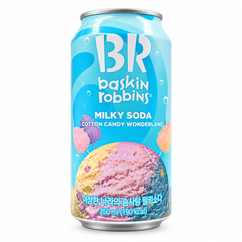 Baskin Robbins Milky Soda Cotton Candy Wonderland 350 мл