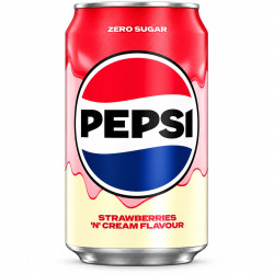 Pepsi Zero Sugar Strawberry & Cream 330 мл