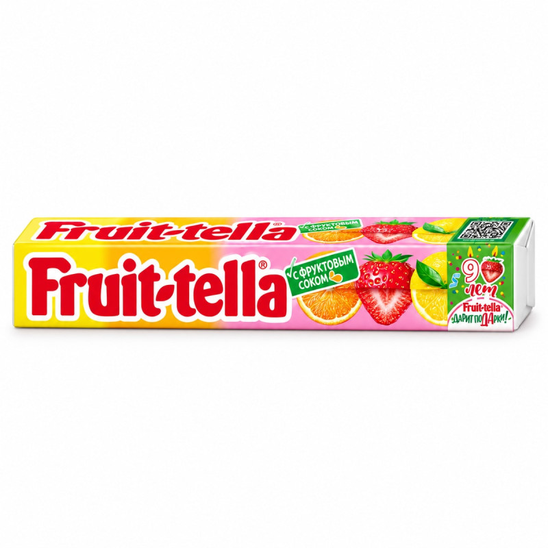 Fruit-tella Жевательные конфеты Фруктовый микс 41 г