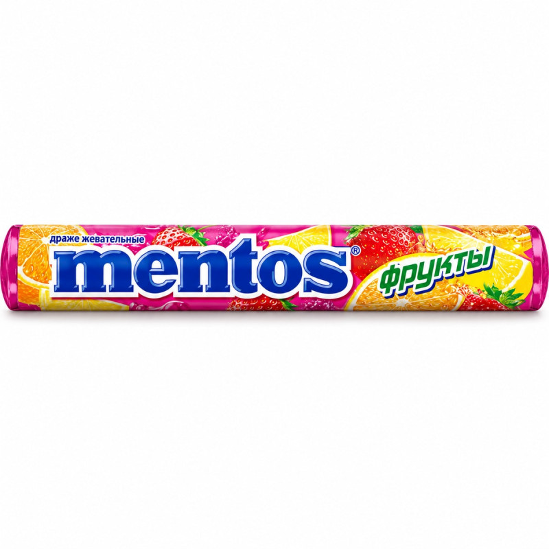 Mentos Драже жевательное Фрукты 37.5 г