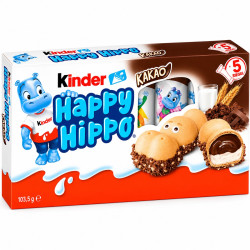 Kinder Вафельные батончики Happy Hippo Cacao 103.5 г