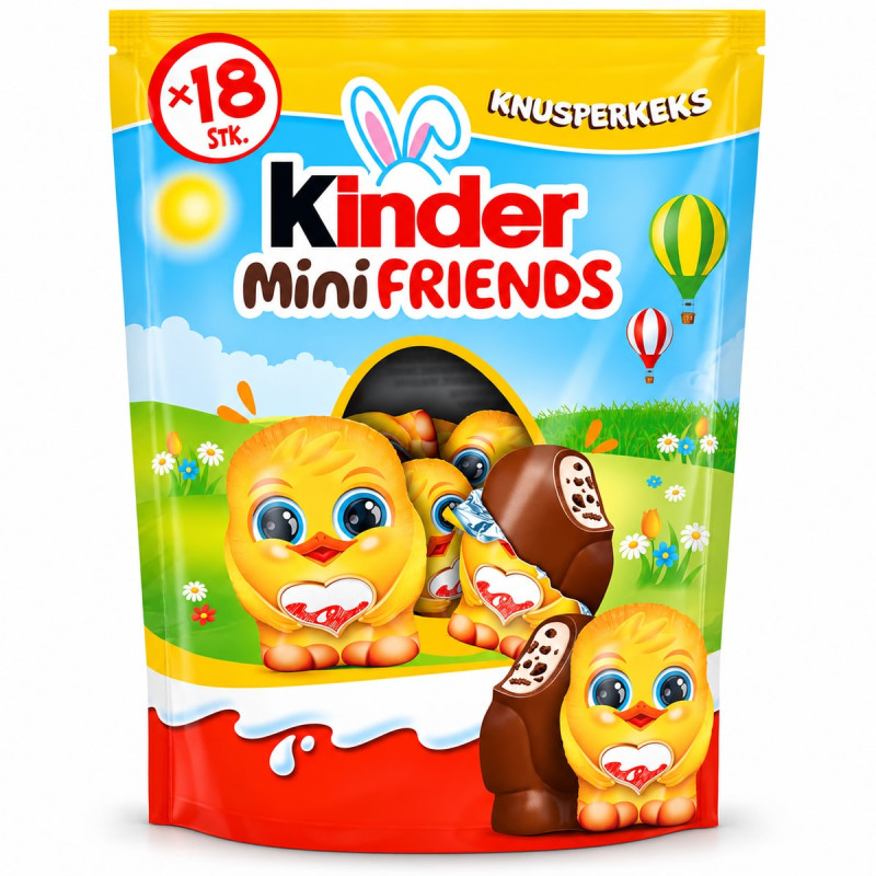 Kinder Шоколадные фигурки Mini Friends Knusperkeks 122 г