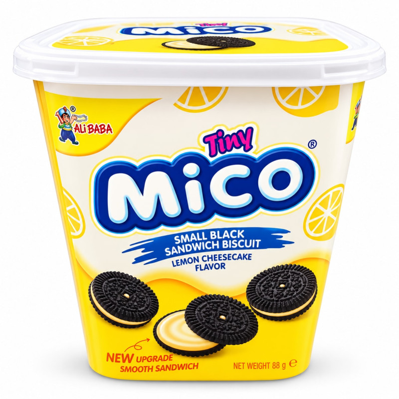 Ali Baba Tiny Mico Печенье Lemon Cheesecake 88 г