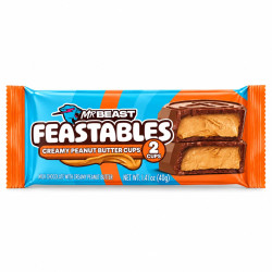 MrBeast Feastables Шоколадные чашечки Creamy Peanut Butter Cups 40 г