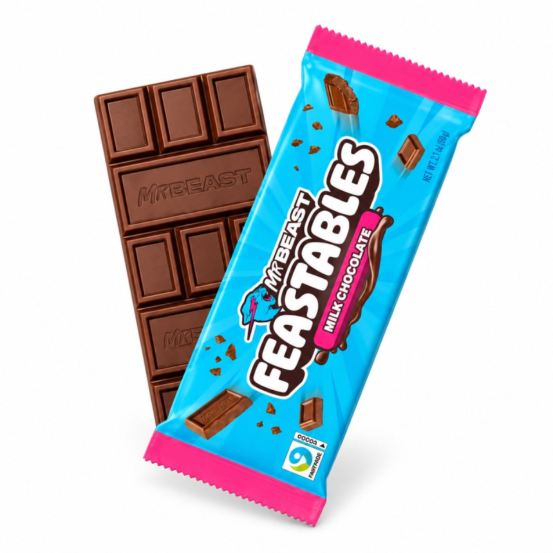 MrBeast Feastables Шоколад Milk Chocolate 60 г