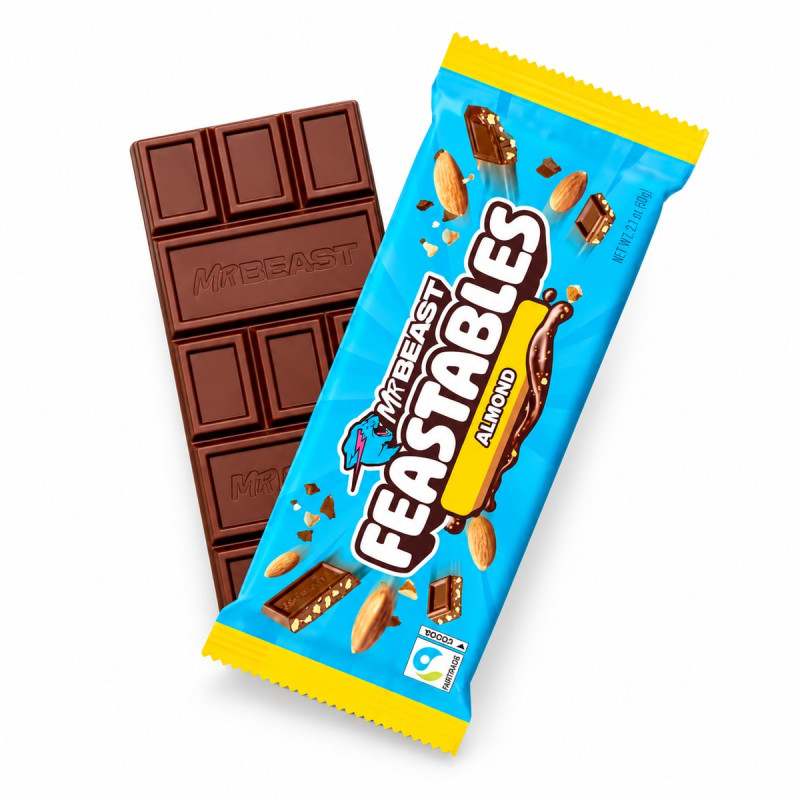 MrBeast Feastables Шоколад Almond 60 г