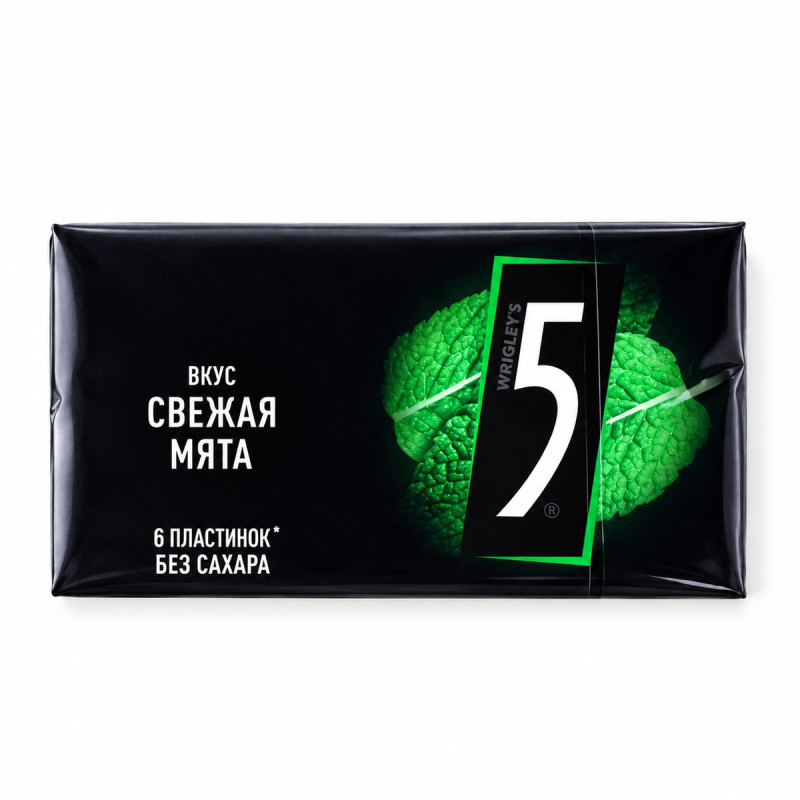 Five Жевательная резинка Свежая мята 15.6 г