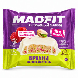 MADFIT Протеиновый брауни Малина-фисташка 45 г