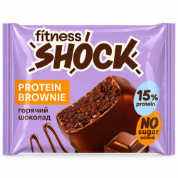 Fitness Shock Протеиновый брауни Горячий шоколад 50 г