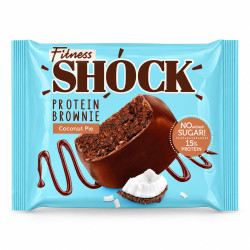 Fitness Shock Протеиновый брауни Кокосовый пирог 50 г
