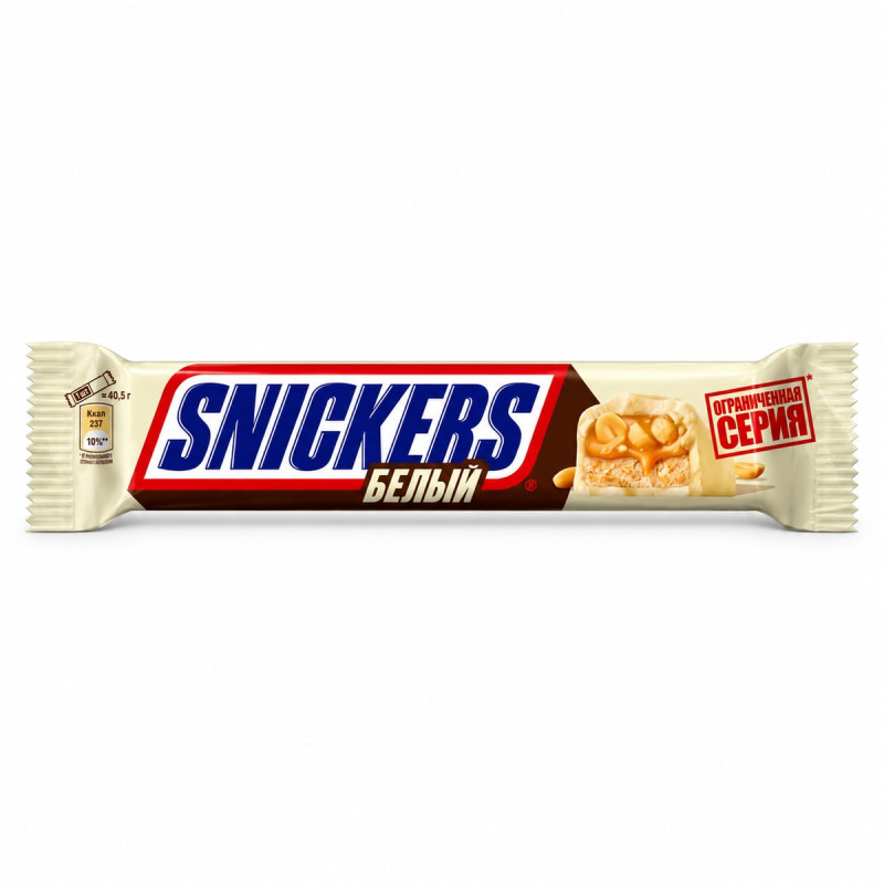 Snickers Батончик Белый 81 г