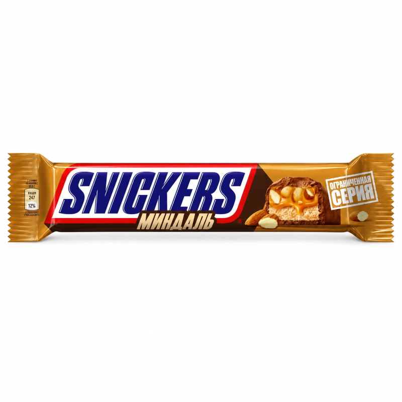 Snickers Батончик Миндаль 81 г