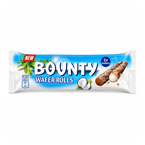 Bounty Вафельные трубочки Wafer Rolls 24 г