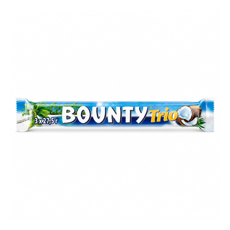 Bounty Батончик Trio 82.5 г