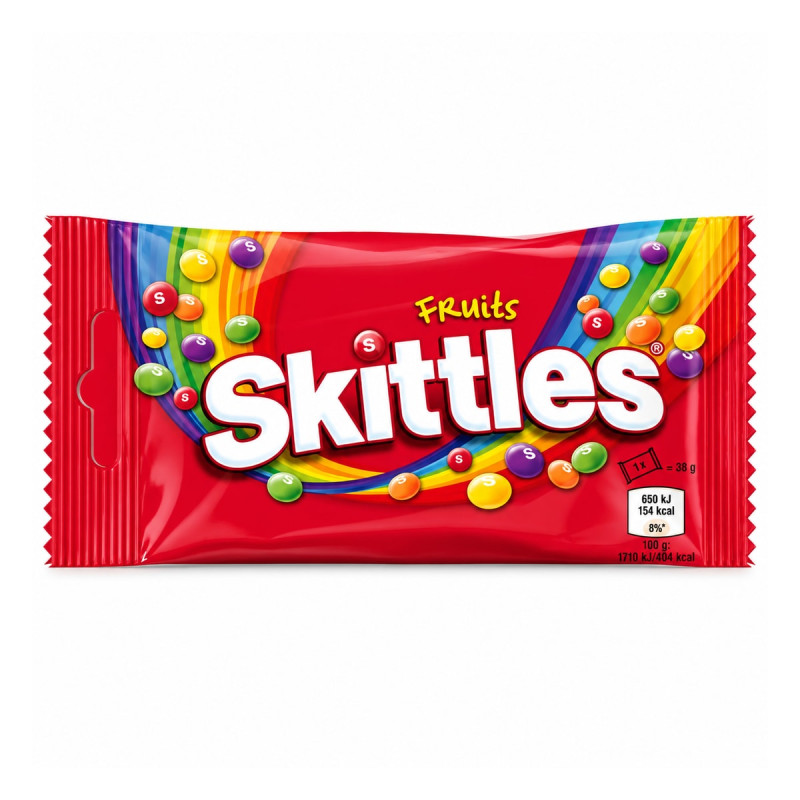 Skittles Жевательные драже Fruits Фруктовый микс 38 г