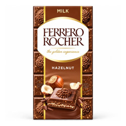 Ferrero Rocher Молочный шоколад с фундуком 90 г