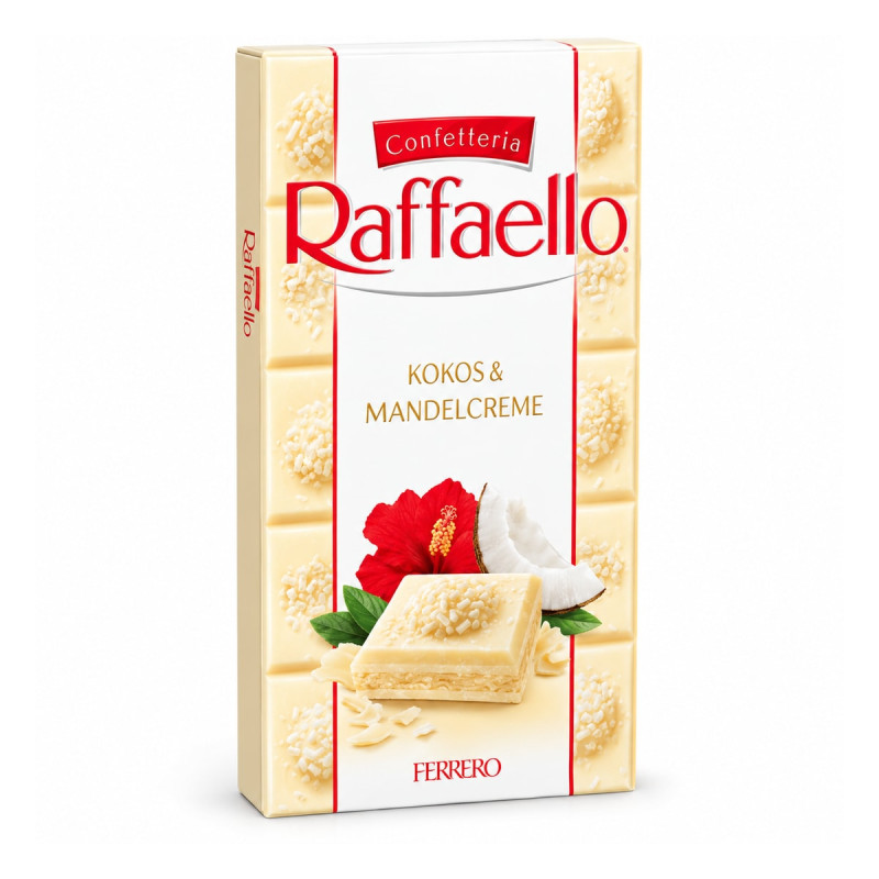 Ferrero Raffaello Шоколад Кокос и миндальный крем 90 г
