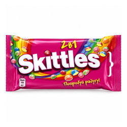 Skittles Жевательные драже 2в1 38 г