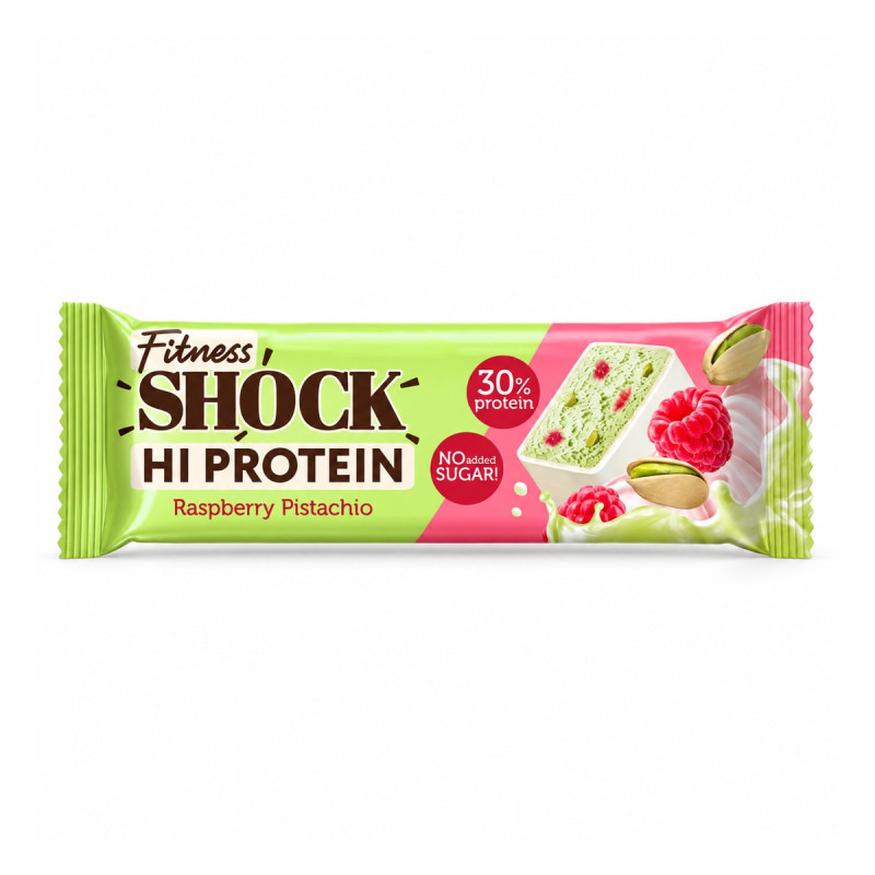 Fitness Shock Протеиновый батончик Фисташка и малина 40 г