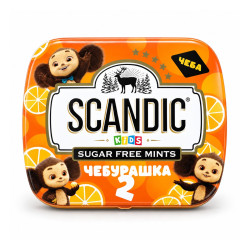 Scandic Драже Kids Апельсин без сахара 14 г