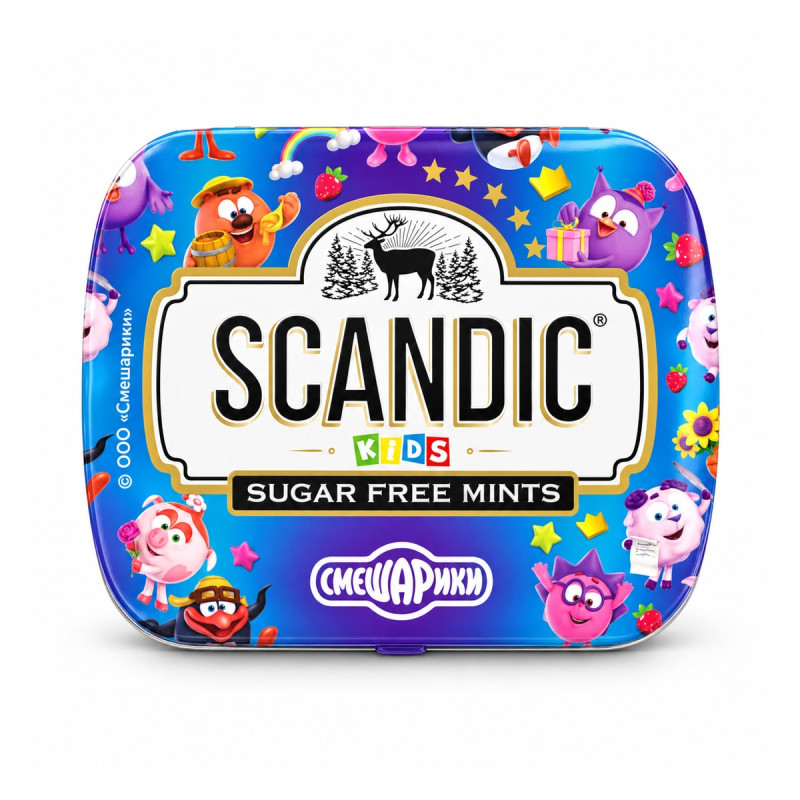 Scandic Драже Kids Тутти-фрутти без сахара 14 г