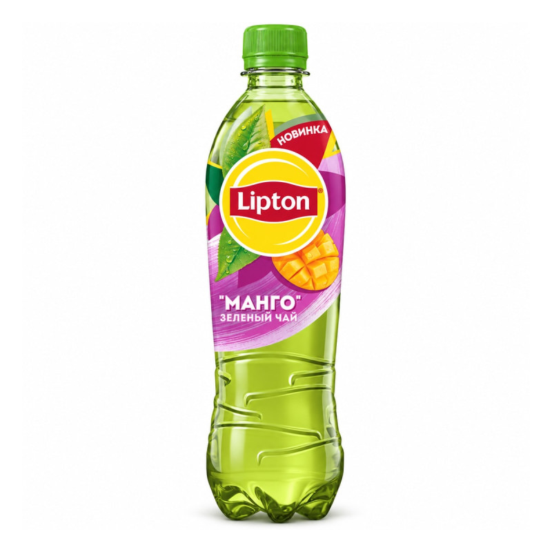 Lipton Холодный зелёный чай Манго 0.5 л