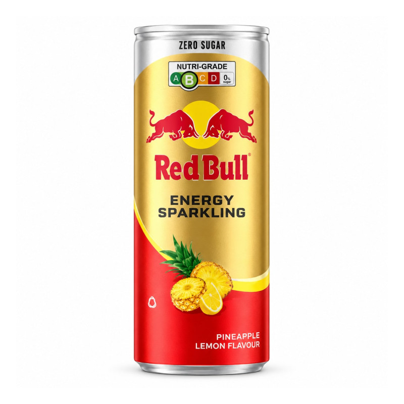 Red Bull Энергетический напиток Energy Sparkling Pineapple Lemon 0.25 л