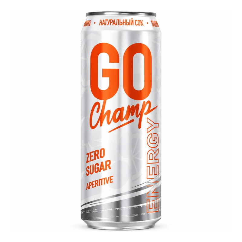 Go Champ Энергетический напиток Zero Sugar Аперитив 0.45 л