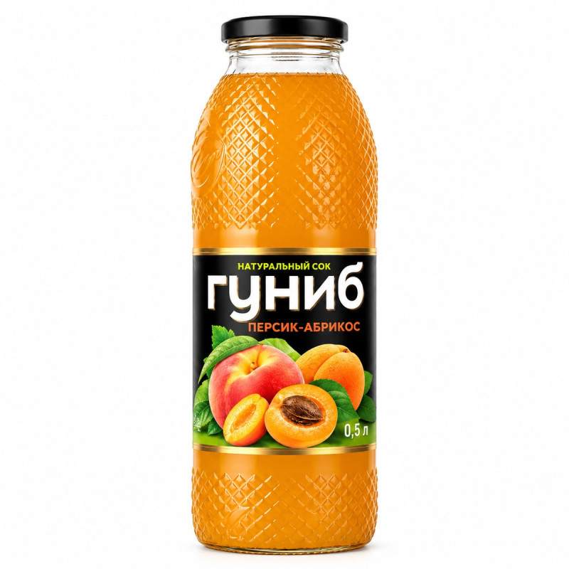 Гуниб Сок Персик-Абрикос 500 мл