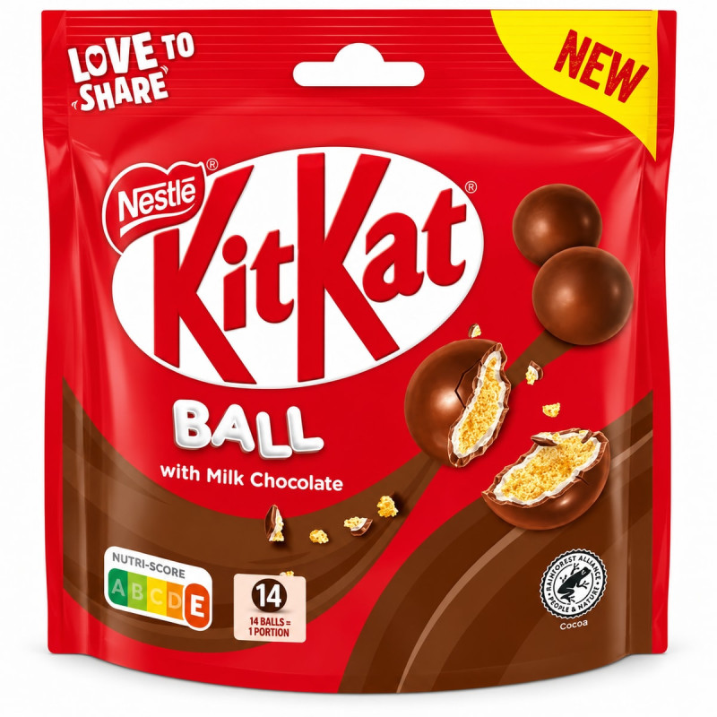 KitKat Шоколадные шарики Ball Milk Chocolate 140 г
