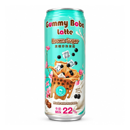 Напиток Gummy Boba Latte Brown Sugar Напиток Gummy Boba Latte Brown Sugar