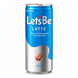 Lotte Кофейный напиток Let's Be Latte 0.24 л