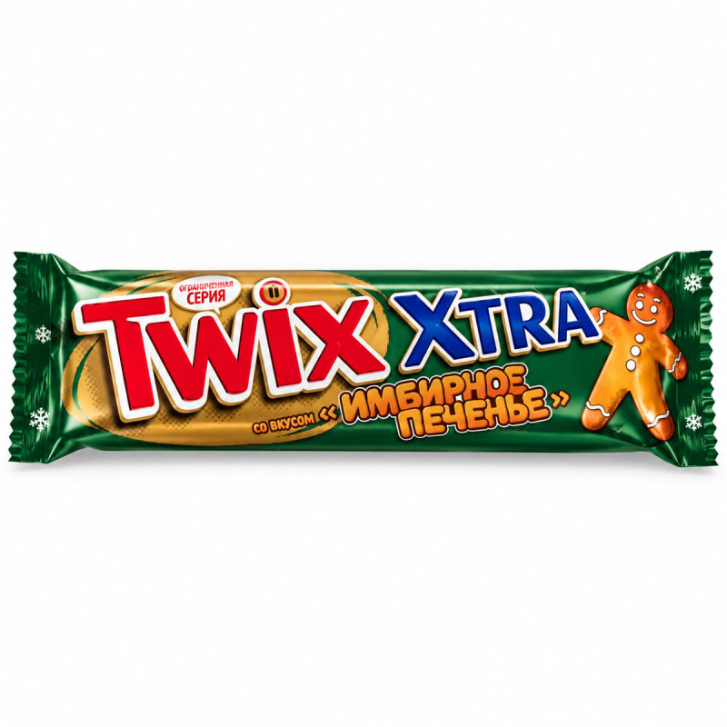 Twix Батончик XTRA Имбирное печенье 82 г