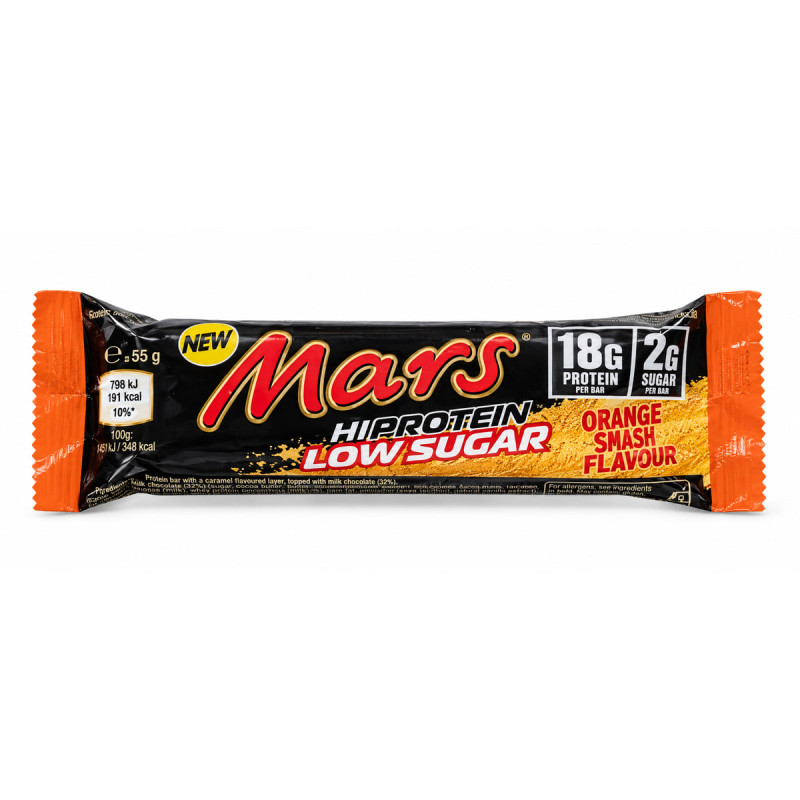 Mars HiProtein Low Sugar Orange Smash 55 г