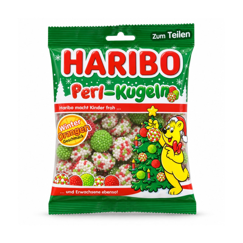 Haribo Perl-Kugeln Winter Orange 200 г