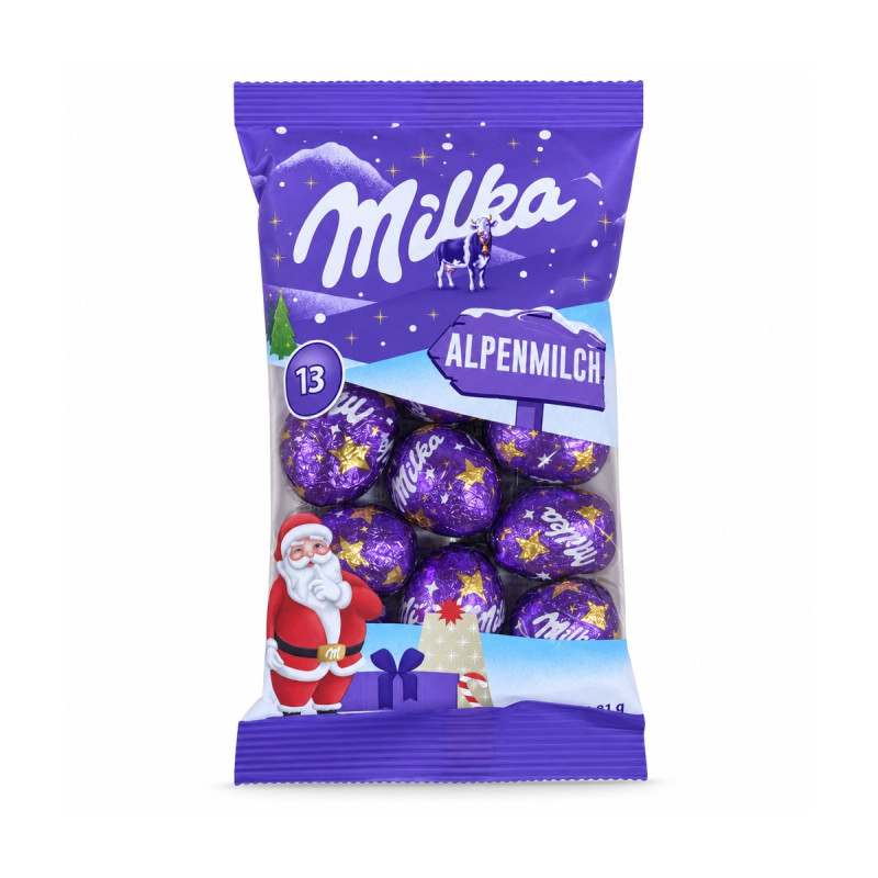 Milka Alpenmilch — молочный шоколад 81 г
