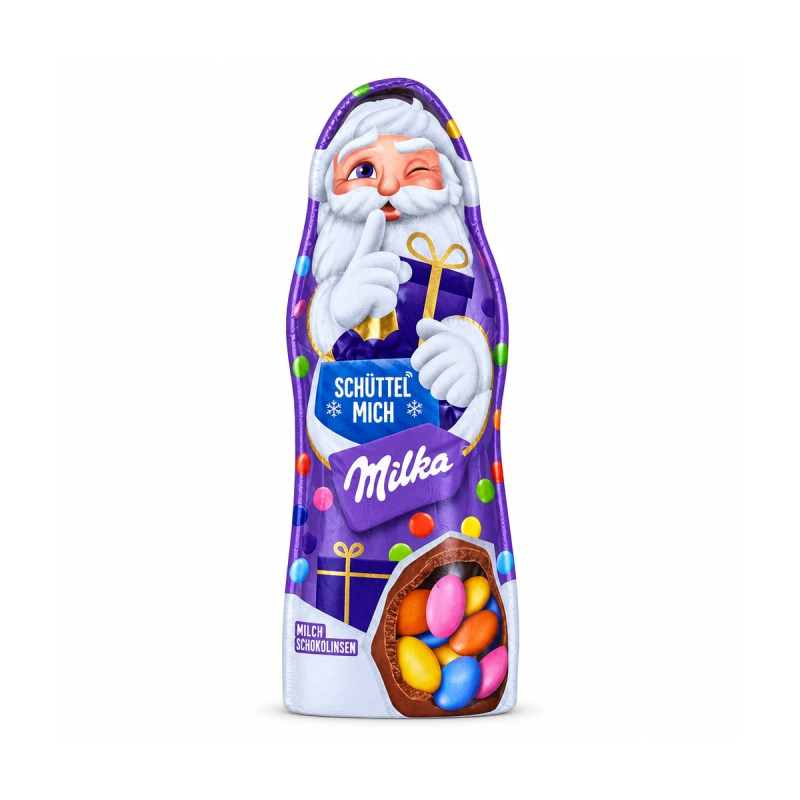 Milka — шоколадная фигурка с шоколадными драже 56 г