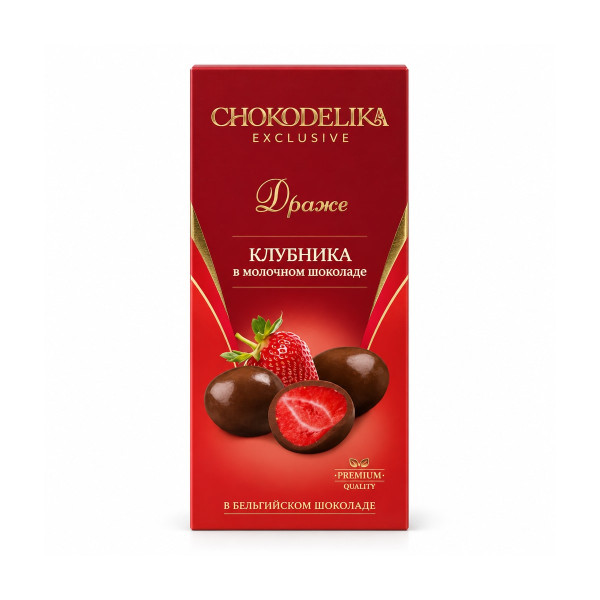 CHOKODELIKA Клубника в молочном шоколаде