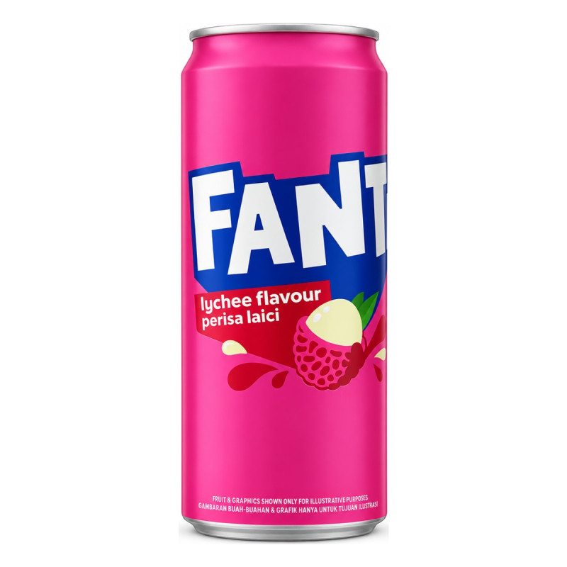 Fanta Lychee flavour perisa laici 0,320 мл