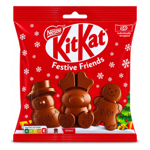 KitKat Festive Friends Milk Chokolad 65 г KitKat Festive Friends Milk Chokolad 65 г