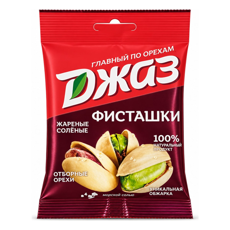 Джаз Фисташки жареные соленые 40 г