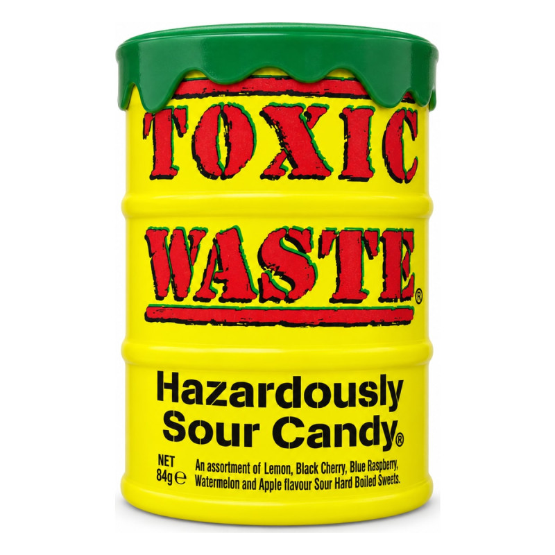 Toxic Waste Hazardously sour candy 84 г