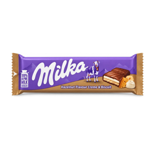 Milka Hazelnut Flavour Creme & Biscuit