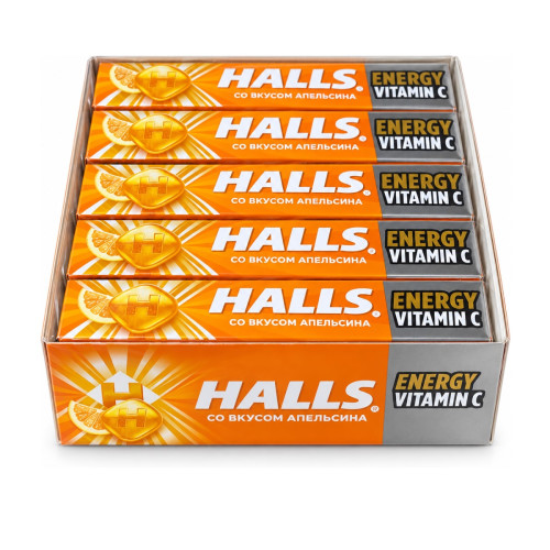 Halls апельсин Halls апельсин