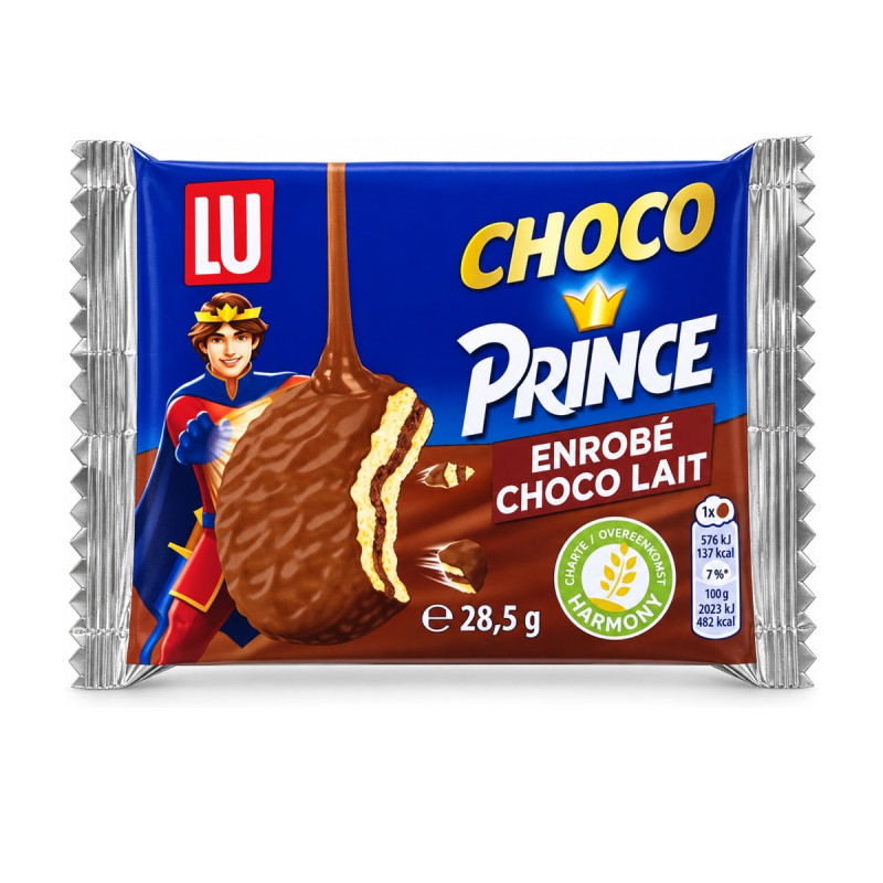 Lu Choco Prince — печенье в молочном шоколаде 28,5 г