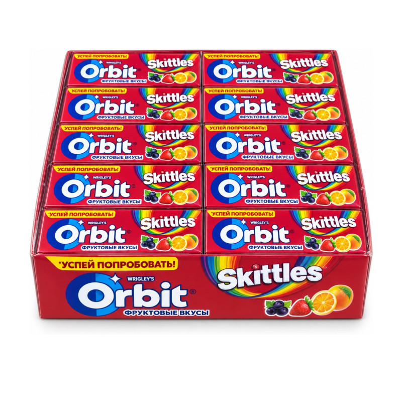Orbit Фруктовые вкусы Skittles