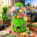 Minecraft Gumball machine 100 г